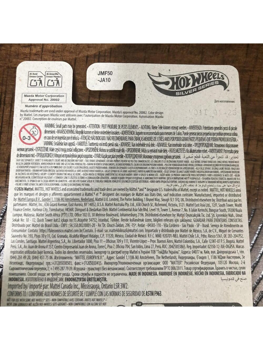Hot Wheels Silver Series 1991 Mazda MX-5 Miata Arizona Tea 1:64 Diecast Car New - Picture 7 of 9